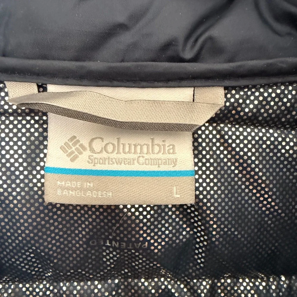 Columbia Omni‎ Heat Mens Puffer Jacket (LG) Quilted Full Zip Gorpcore Outdoor